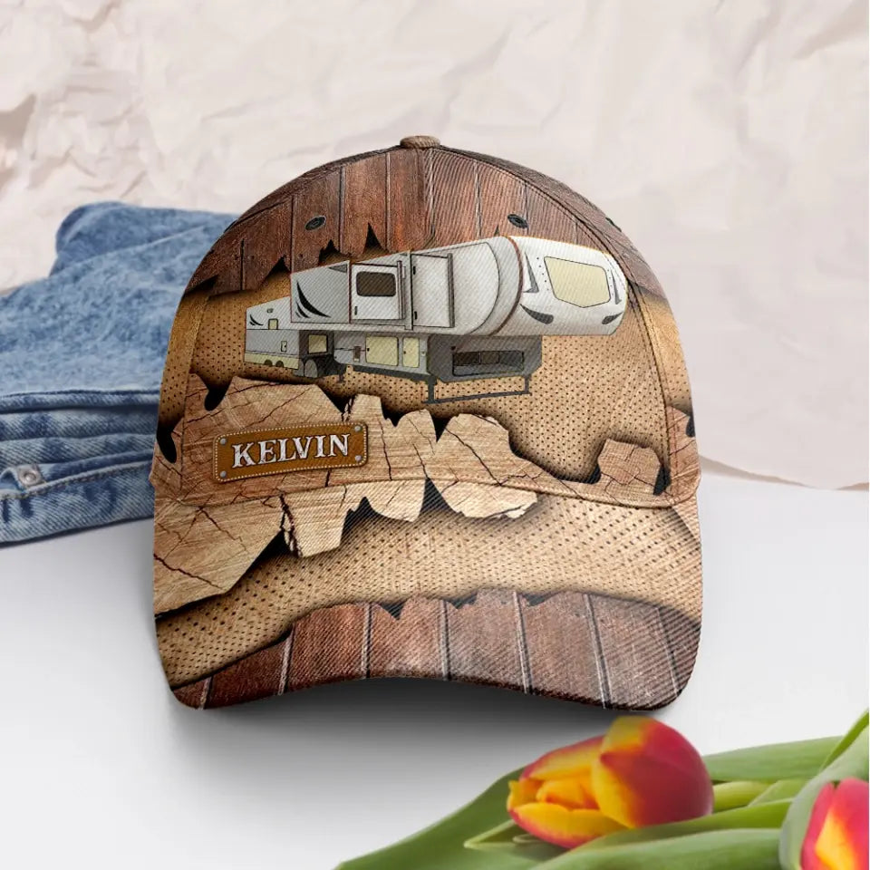 Camping Camper - Personalized Classic Cap, Gift For Camper