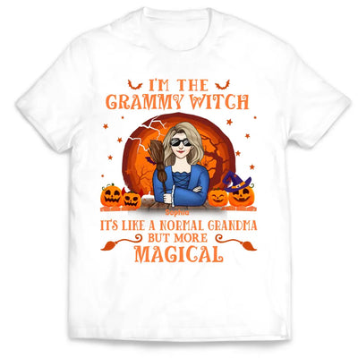 I'm The Grammy Witch - Personalized T-Shirt, Halloween Gift For Family
