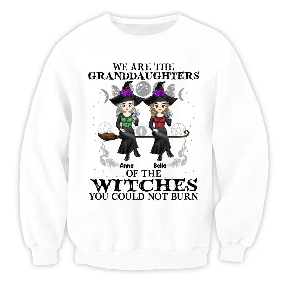 We Are The Granddaughters Of The Witches You Could Not Burn - Personalized T-Shirt, Gift For Halloween