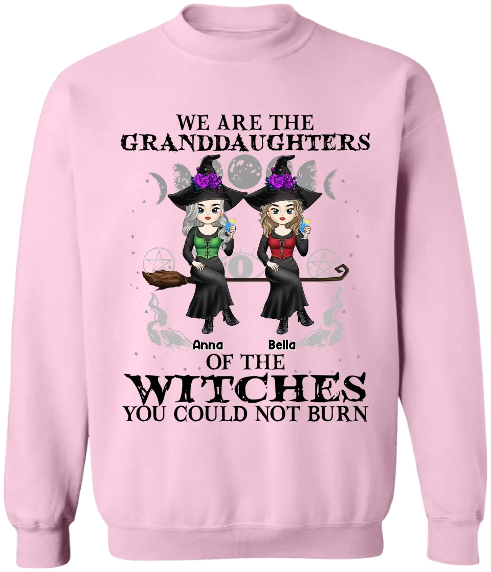 We Are The Granddaughters Of The Witches You Could Not Burn - Personalized T-Shirt, Gift For Halloween