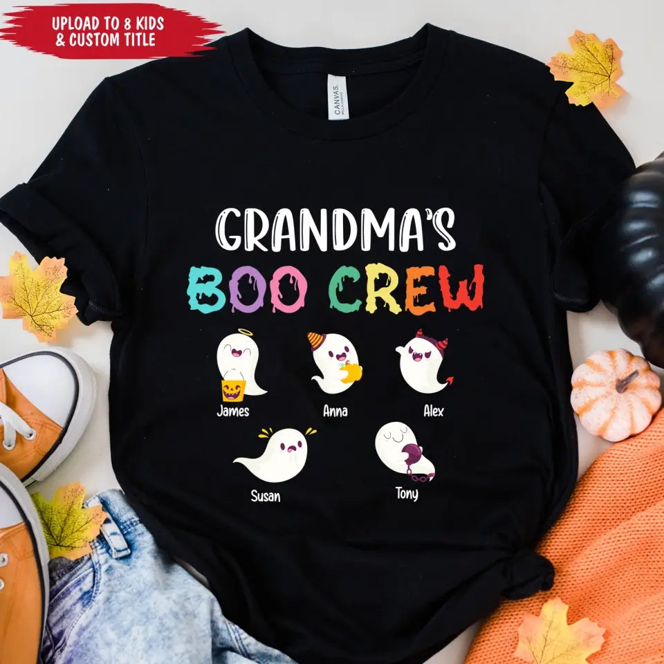 Grandma Halloween - Personalized T-Shirt, Gift For Halloween Gift