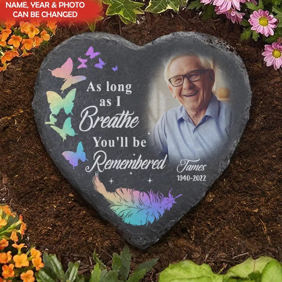 I'll Hold You In My Heart Until I Can Hold You In Heaven - Personalized Memorial Stone