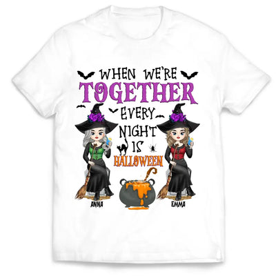 When We’re Together Every Night Is Halloween - Personalized T-Shirt,  Gift For Halloween
