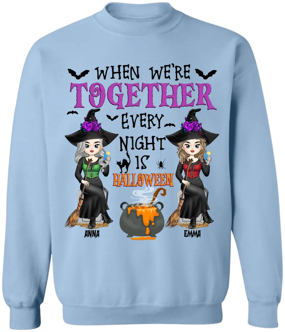 When We’re Together Every Night Is Halloween - Personalized T-Shirt,  Gift For Halloween