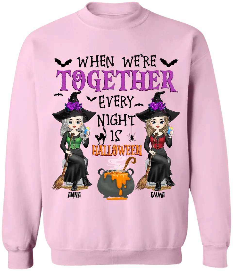 When We’re Together Every Night Is Halloween - Personalized T-Shirt,  Gift For Halloween