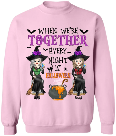 When We’re Together Every Night Is Halloween - Personalized T-Shirt,  Gift For Halloween