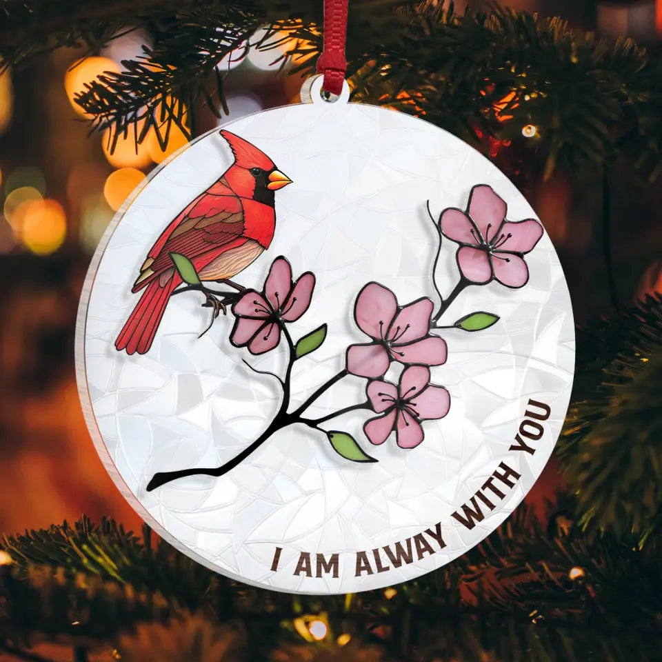 I’m Alway With You - Personalized Suncatcher Ornament