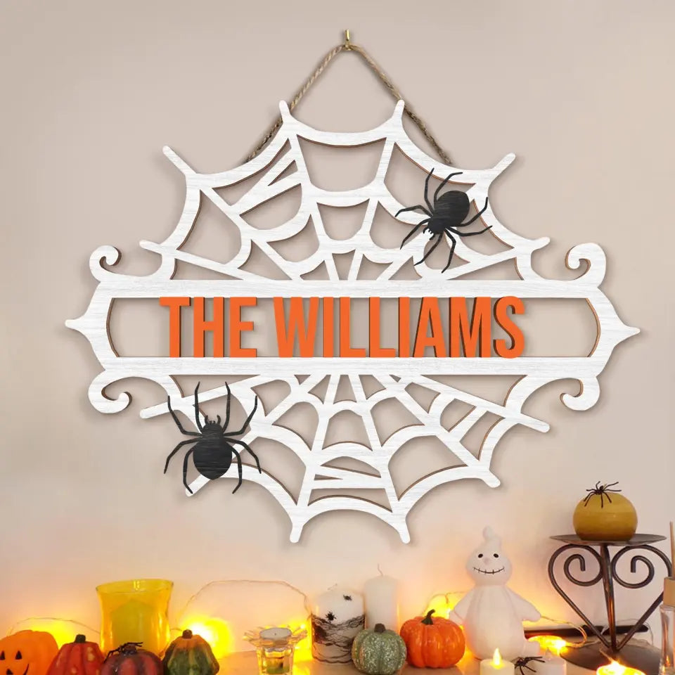 Happy Halloween - Personalized Wood Sign, Gift for Halloween