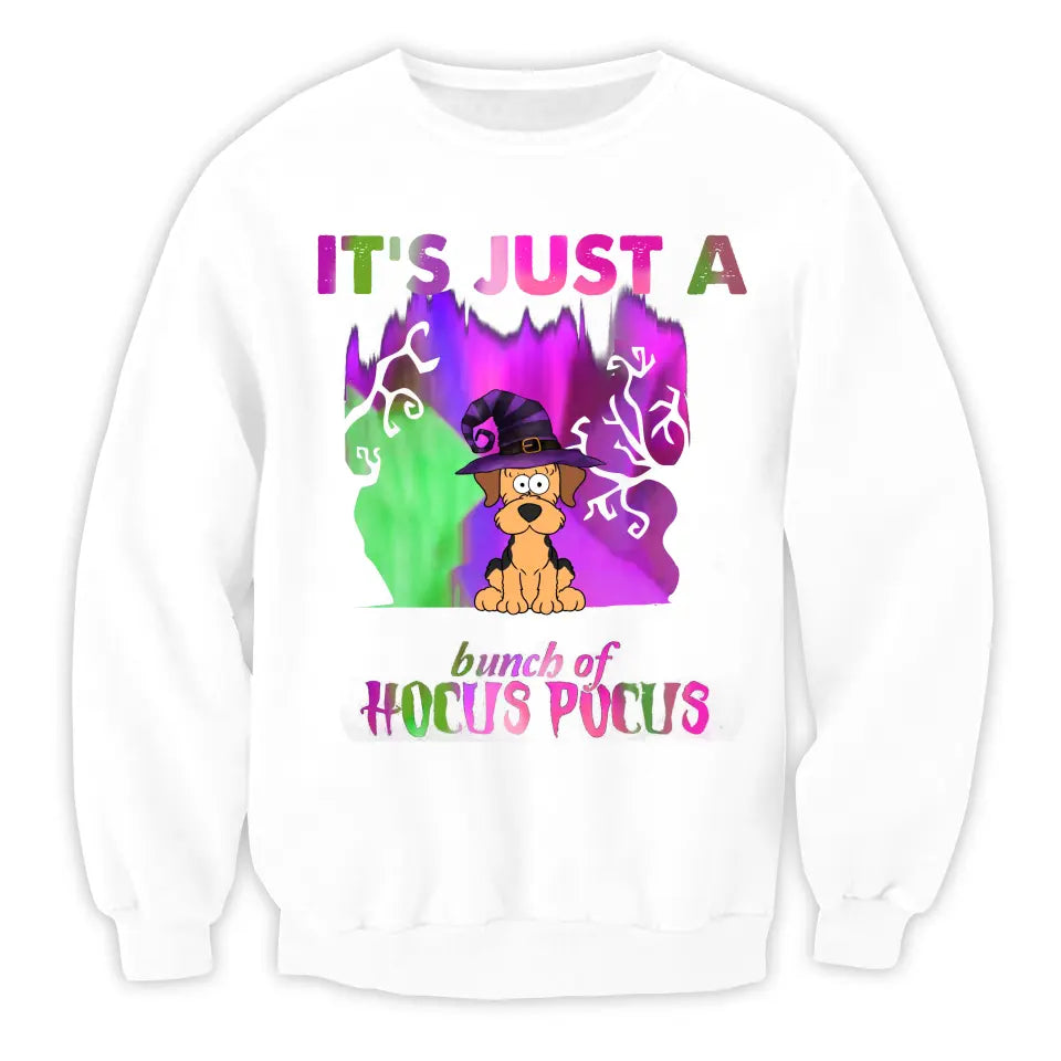It’s Just A Bunch Of Hocus Pocus - Personalized T-Shirt, Gift For Halloween