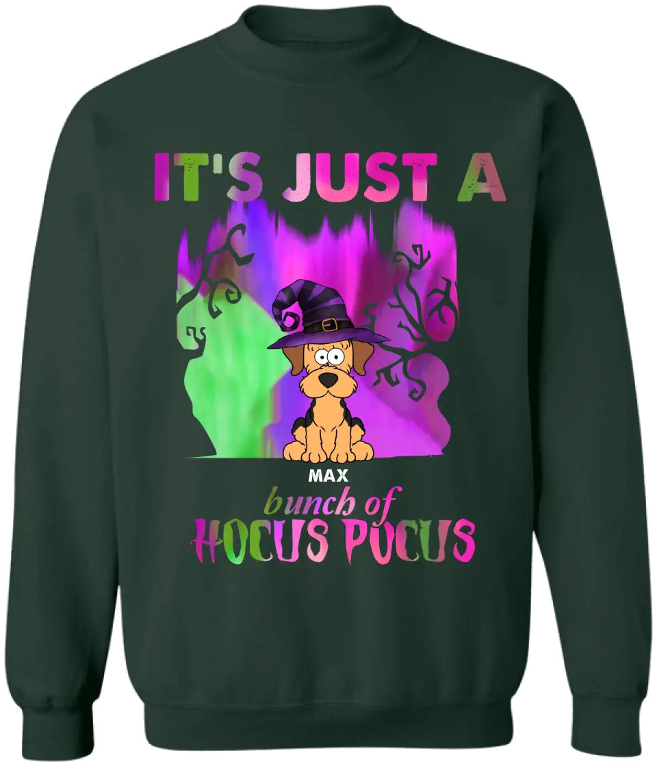 It’s Just A Bunch Of Hocus Pocus - Personalized T-Shirt, Gift For Halloween