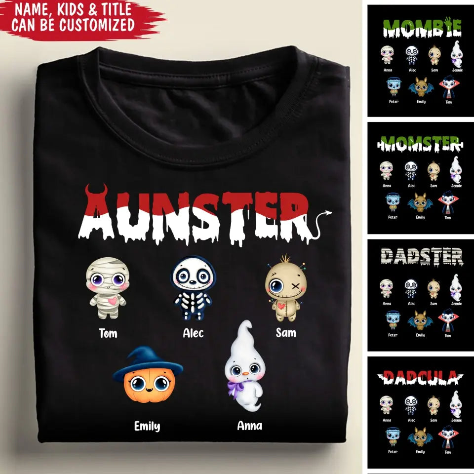 Dadster - Personalized T-Shirt, Halloween Gift