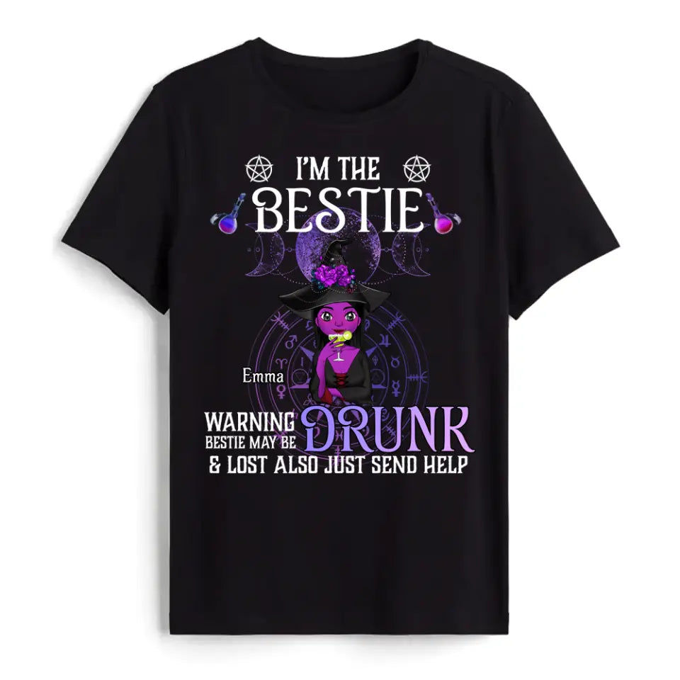 If Lost Or Drunk Please Return To Bestie - Personalized T-Shirt, Gift For Bestie