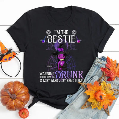 If Lost Or Drunk Please Return To Bestie - Personalized T-Shirt, Gift For Bestie