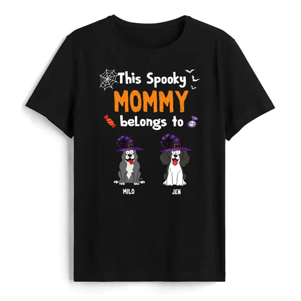 This Spooky Mommy Belongs to - Personalized T-Shirt, Gift For Halloween