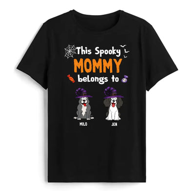 This Spooky Mommy Belongs to - Personalized T-Shirt, Gift For Halloween