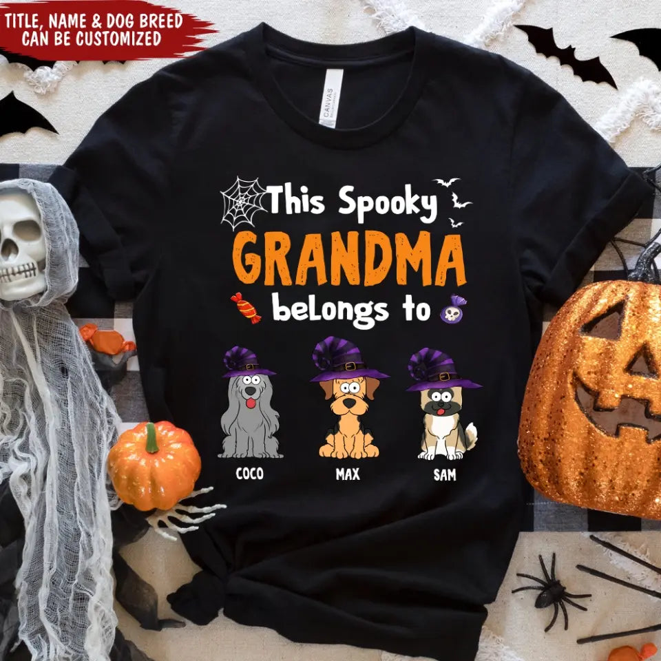 This Spooky Mommy Belongs to - Personalized T-Shirt, Gift For Halloween
