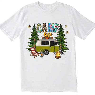 Camp Life - Personalized T-Shirt, Camping Gift