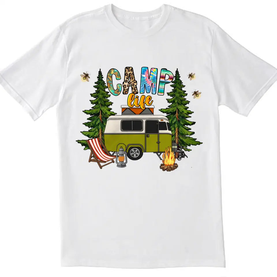 Camp Life - Personalized T-Shirt, Camping Gift