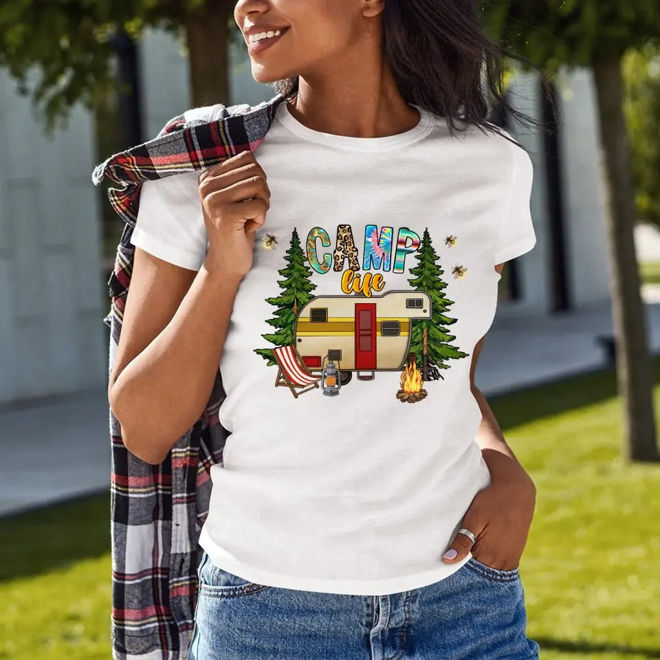 Camp Life - Personalized T-Shirt, Camping Gift