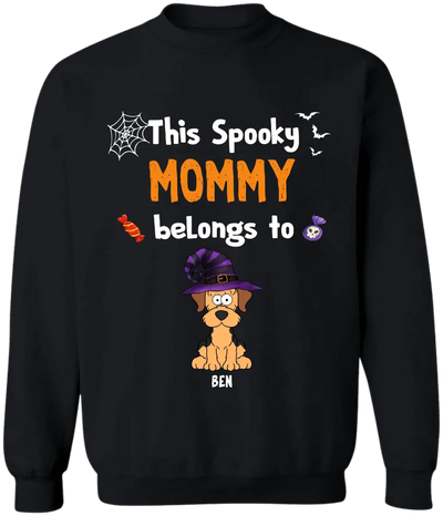 This Spooky Mommy Belongs to - Personalized T-Shirt, Gift For Halloween