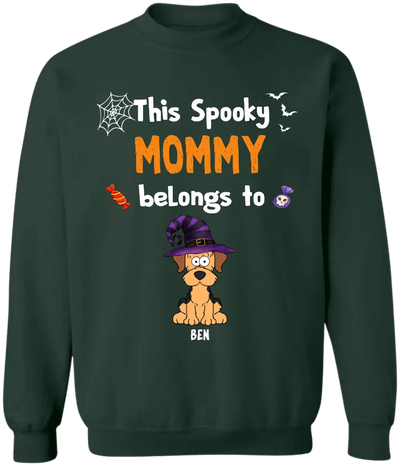 This Spooky Mommy Belongs to - Personalized T-Shirt, Gift For Halloween