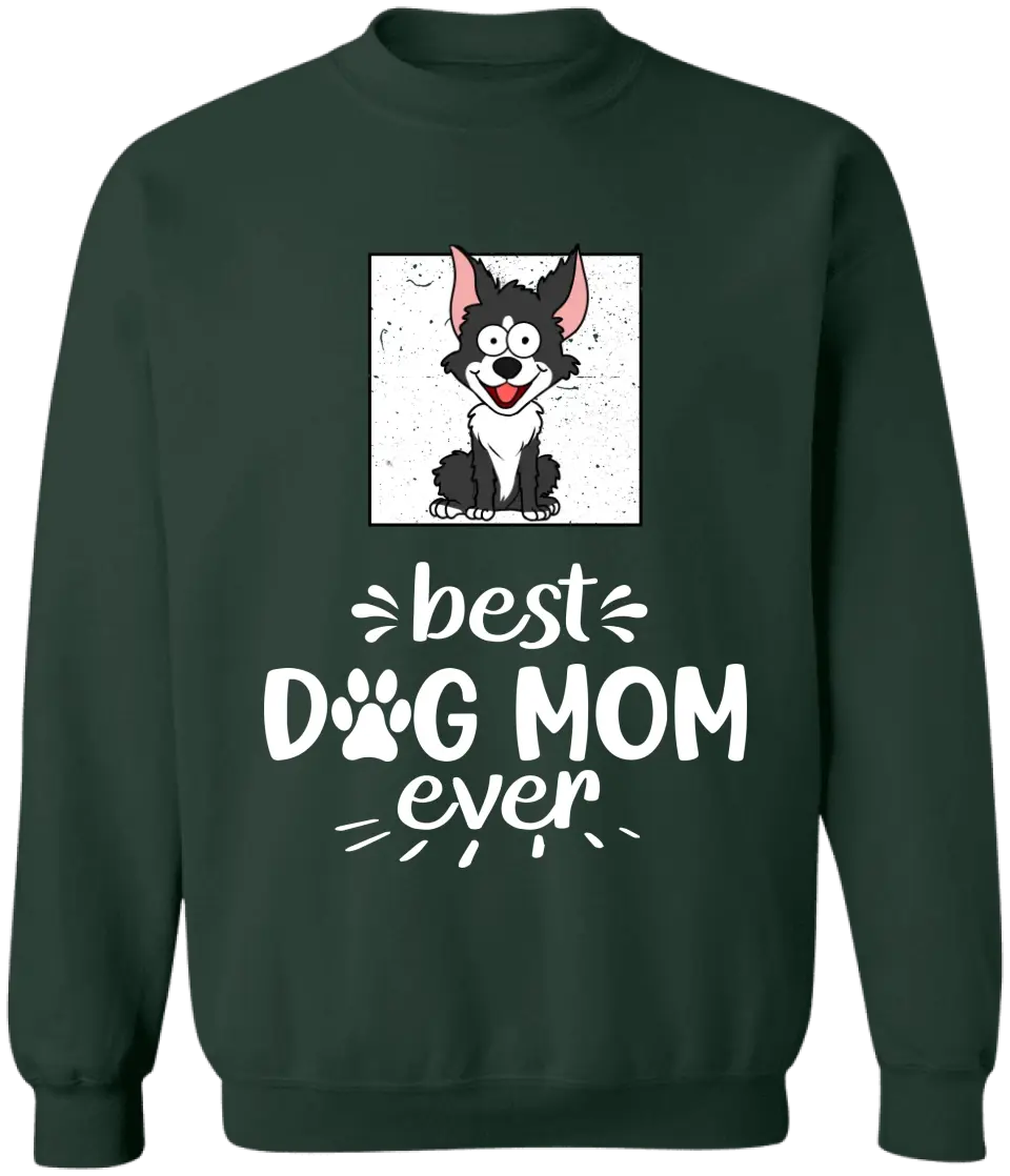 Best Dog Mom/ Dad Ever - Personalized T-Shirt, Gift For Dog Lover