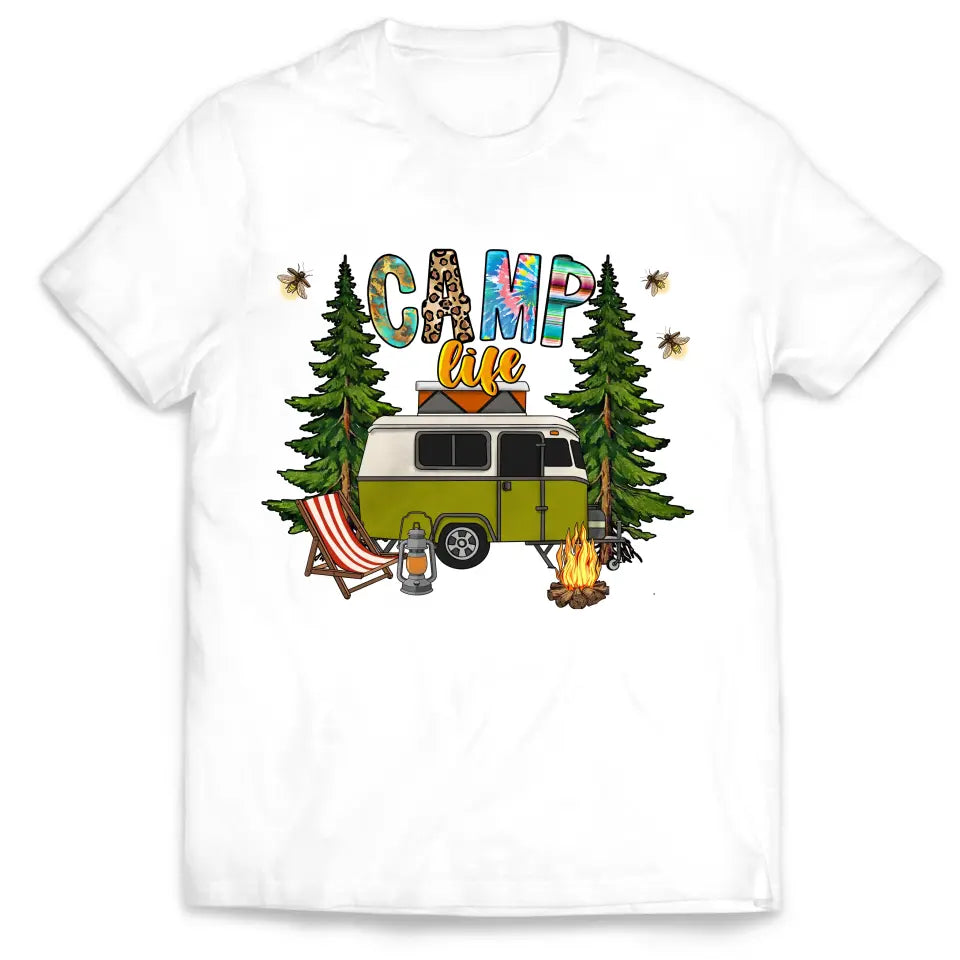 Camp Life - Personalized T-Shirt, Camping Gift