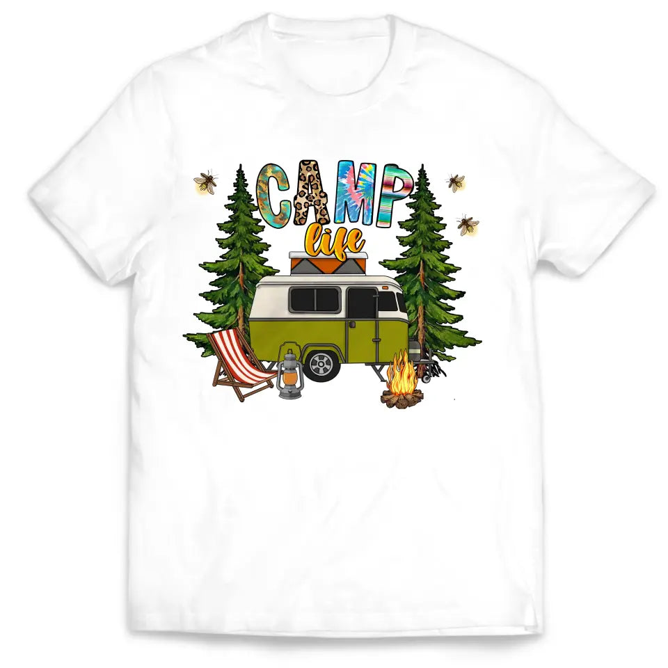 Camp Life - Personalized T-Shirt, Camping Gift