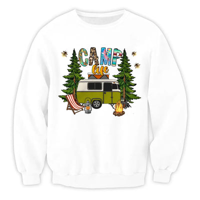 Camp Life - Personalized T-Shirt, Camping Gift