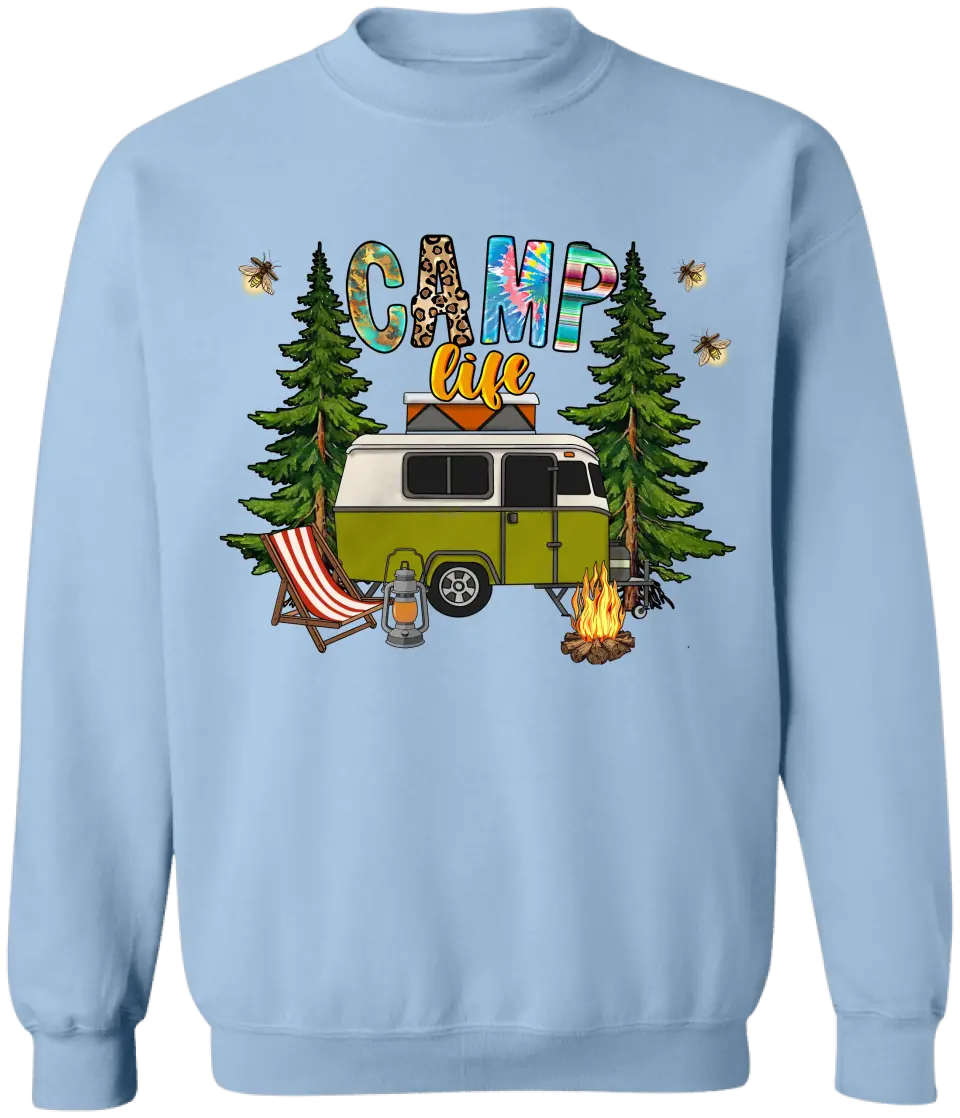 Camp Life - Personalized T-Shirt, Camping Gift