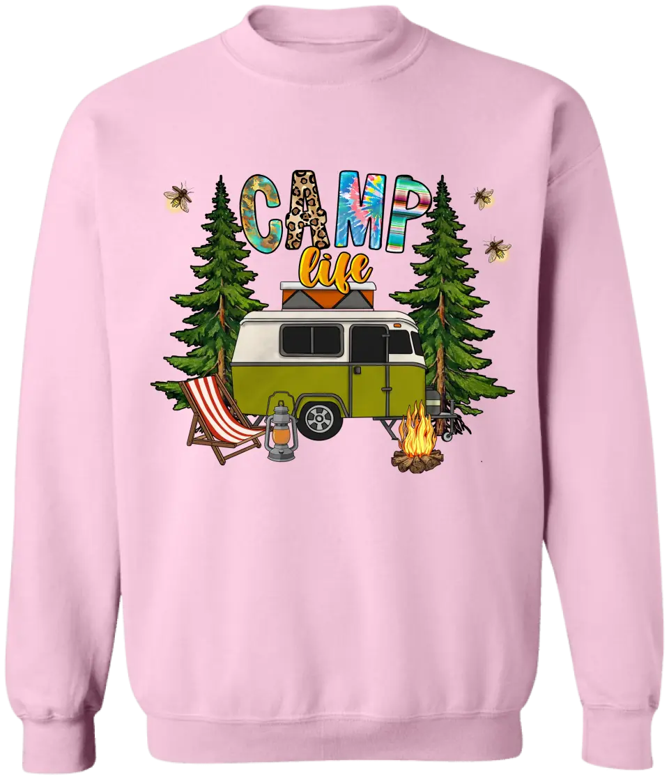 Camp Life - Personalized T-Shirt, Camping Gift