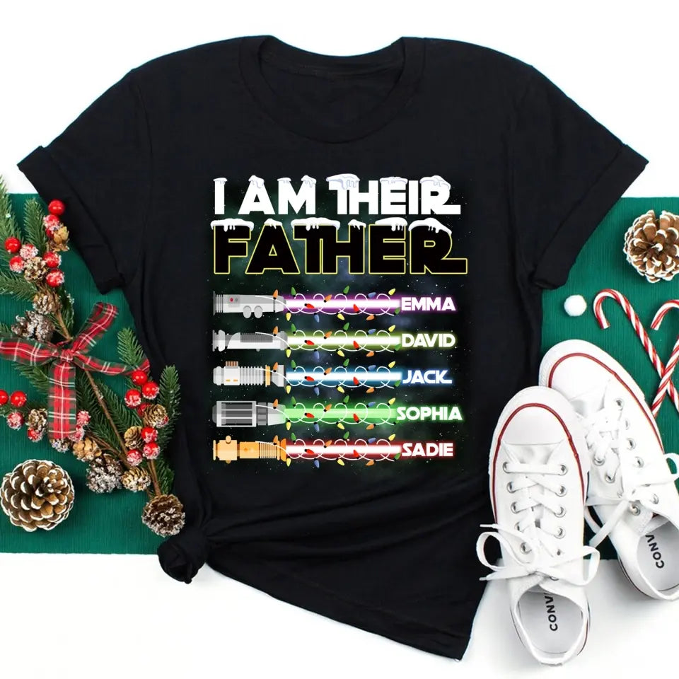 I Am Their Father/Mother - Personalized T-Shirt, Gift for Christmas