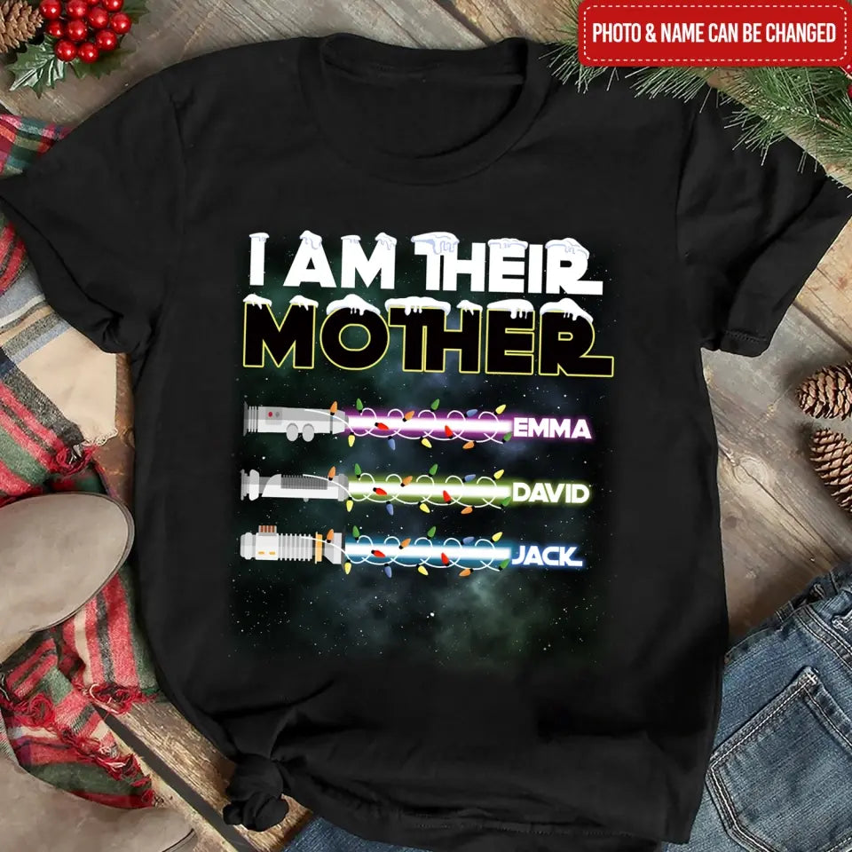 I Am Their Father/Mother - Personalized T-Shirt, Gift for Christmas