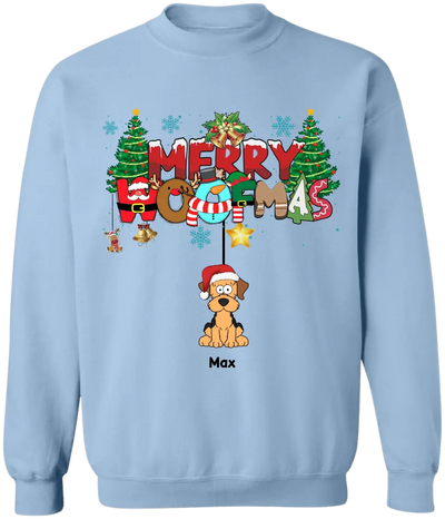 Merry Woofmas - Personalized T-Shirt, Gift For Christmas