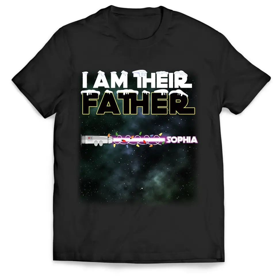 I Am Their Father/Mother - Personalized T-Shirt, Gift for Christmas