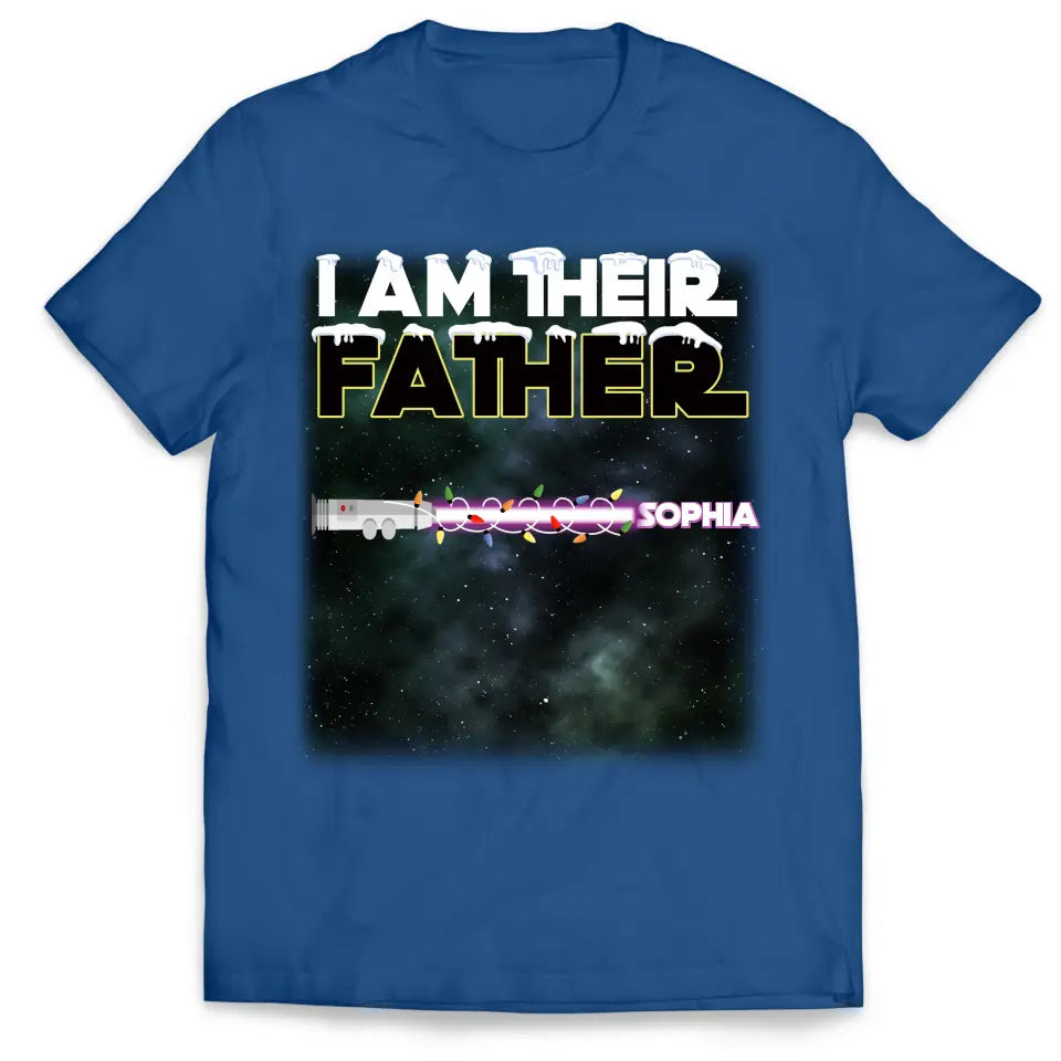 I Am Their Father/Mother - Personalized T-Shirt, Gift for Christmas
