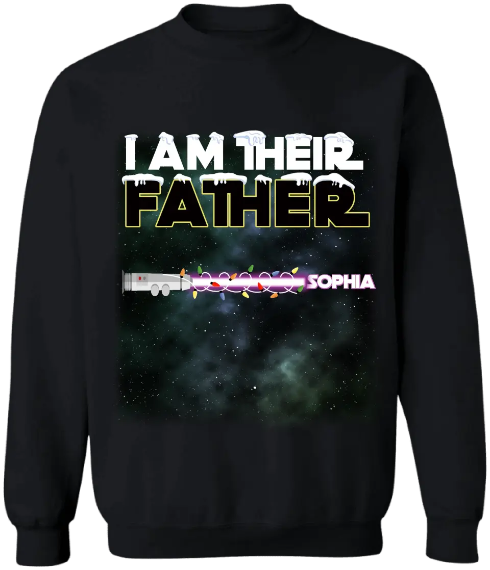 I Am Their Father/Mother - Personalized T-Shirt, Gift for Christmas