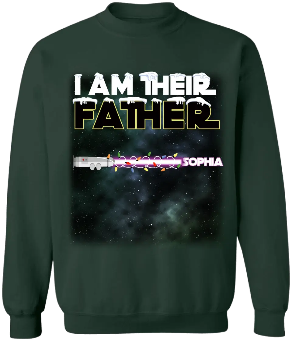 I Am Their Father/Mother - Personalized T-Shirt, Gift for Christmas