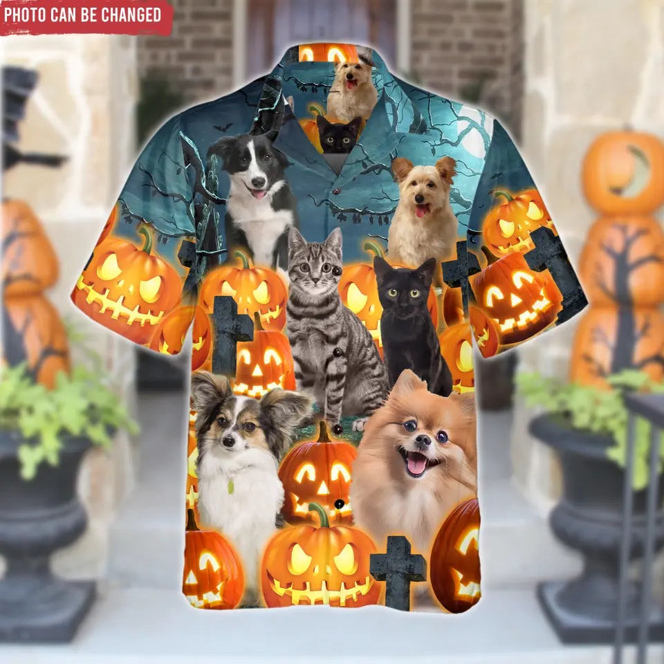 Custom Pet Photo - Personalized Hawaiian Shirt, Gift For Hawaiian Shirt