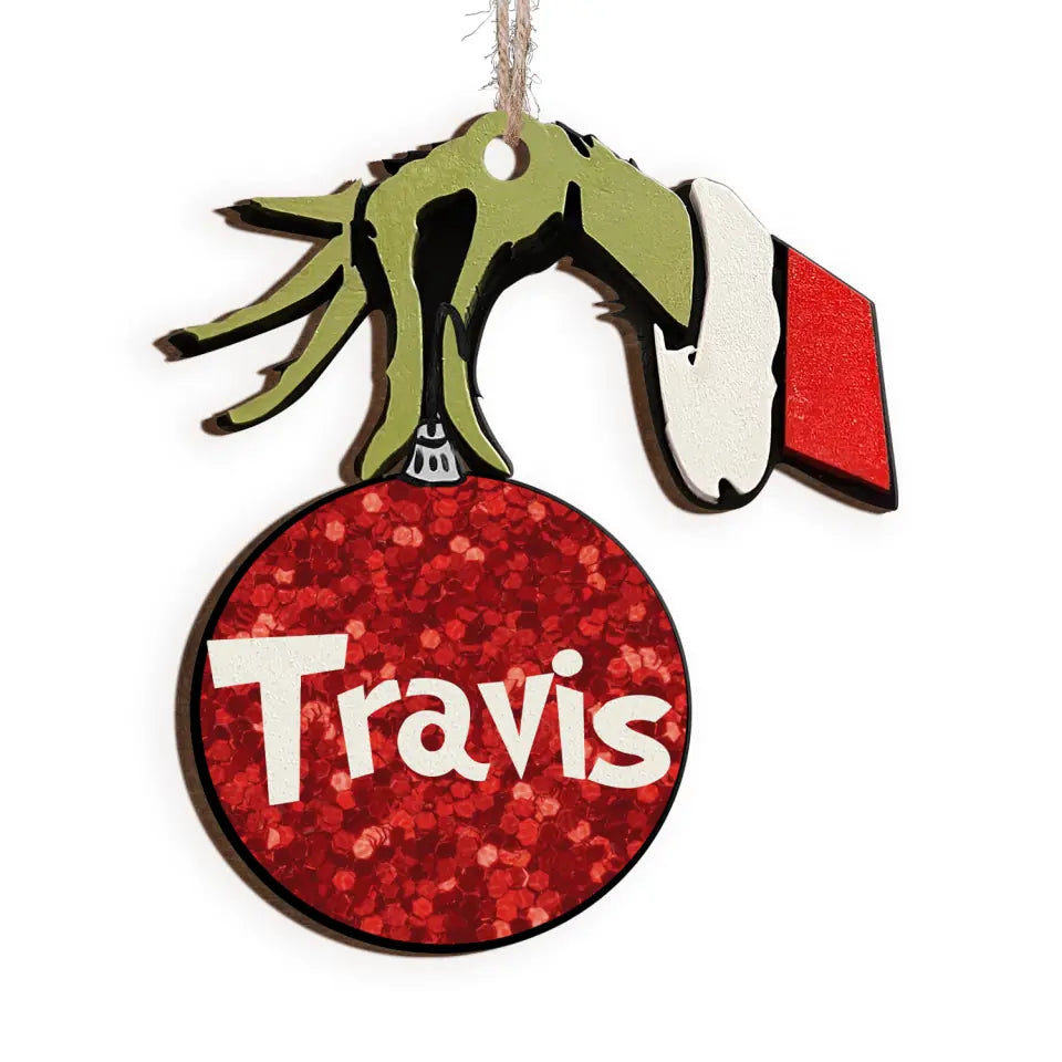 Grinch Christmas - Personalized Ornament, Christmas Ornament, Christmas Gift