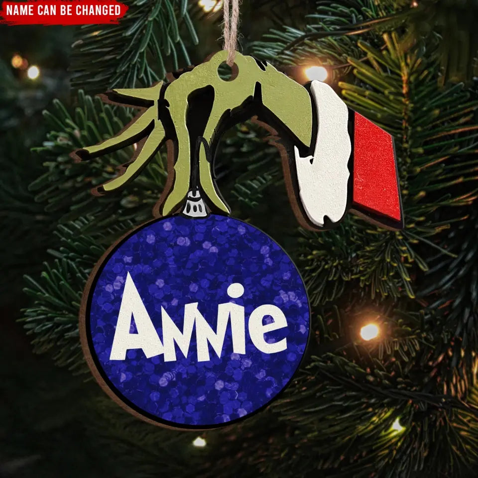 Grinch Christmas - Personalized Ornament, Christmas Ornament, Christmas Gift