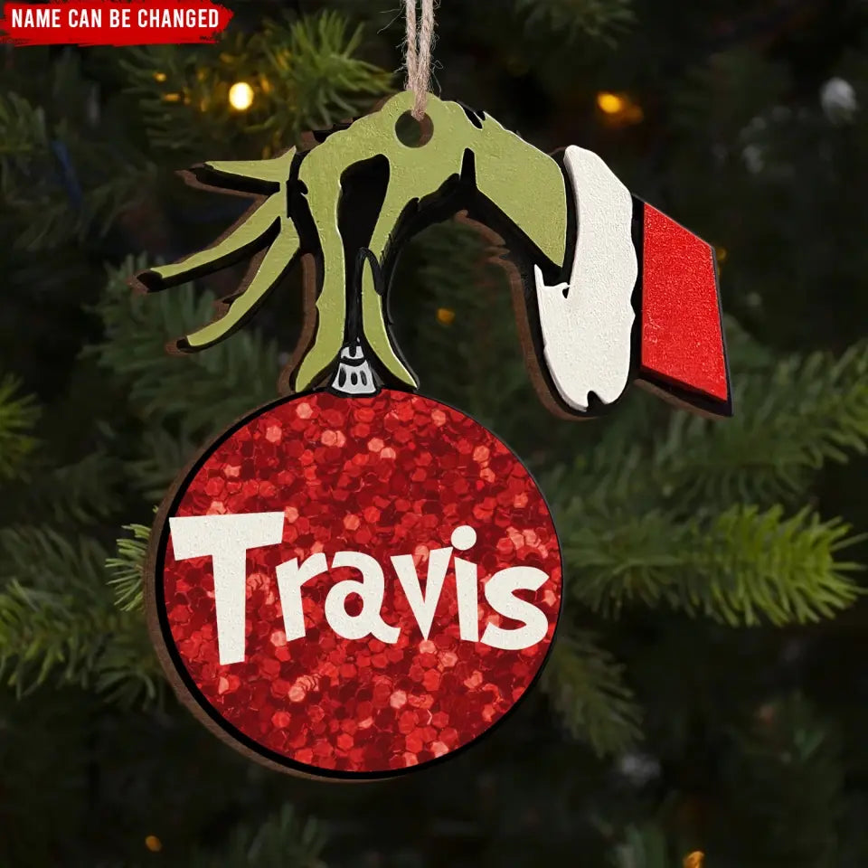 Grinch Christmas - Personalized Ornament, Christmas Ornament, Christmas Gift