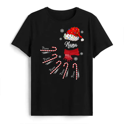 Snowman Candy Christmas - Personalized T-Shirt