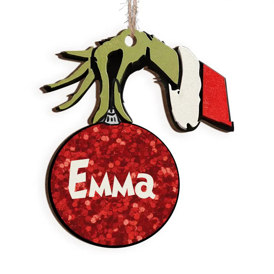 Grinch Christmas - Personalized Ornament, Christmas Ornament, Christmas Gift