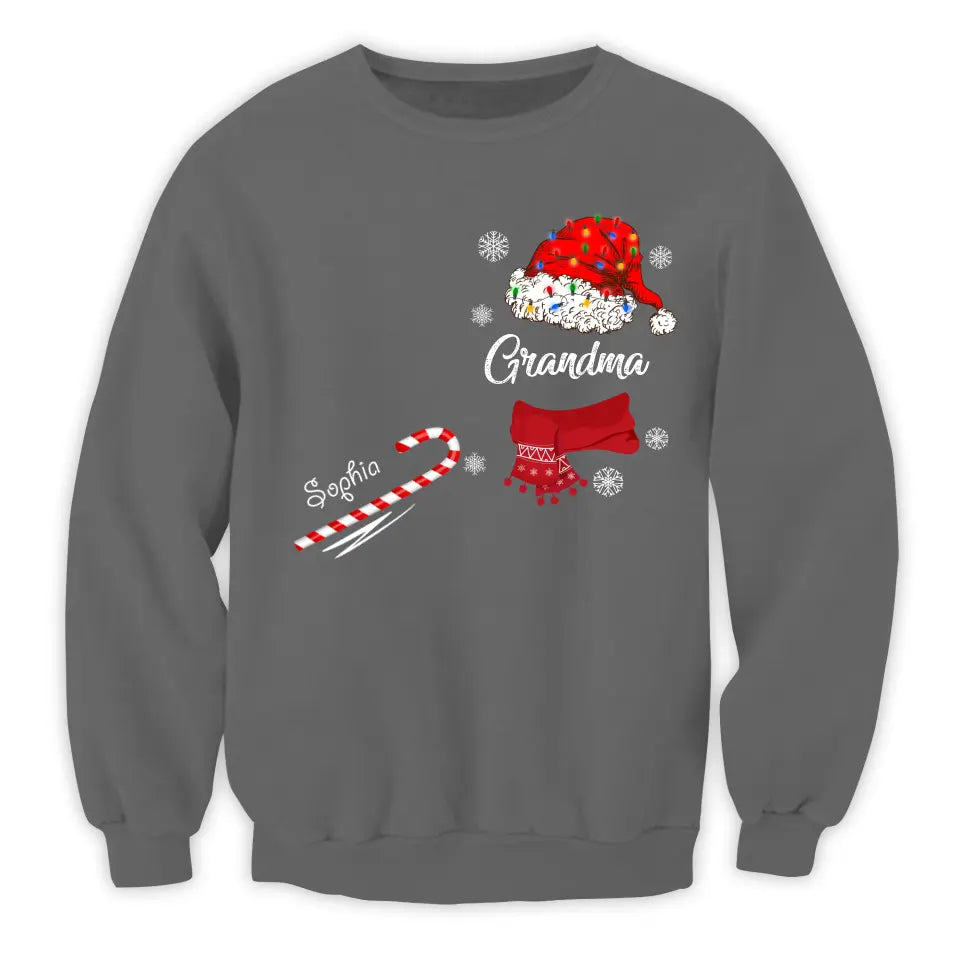 Snowman Candy Christmas - Personalized T-Shirt