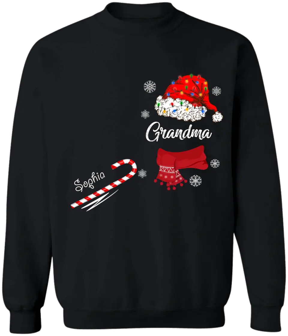 Snowman Candy Christmas - Personalized T-Shirt