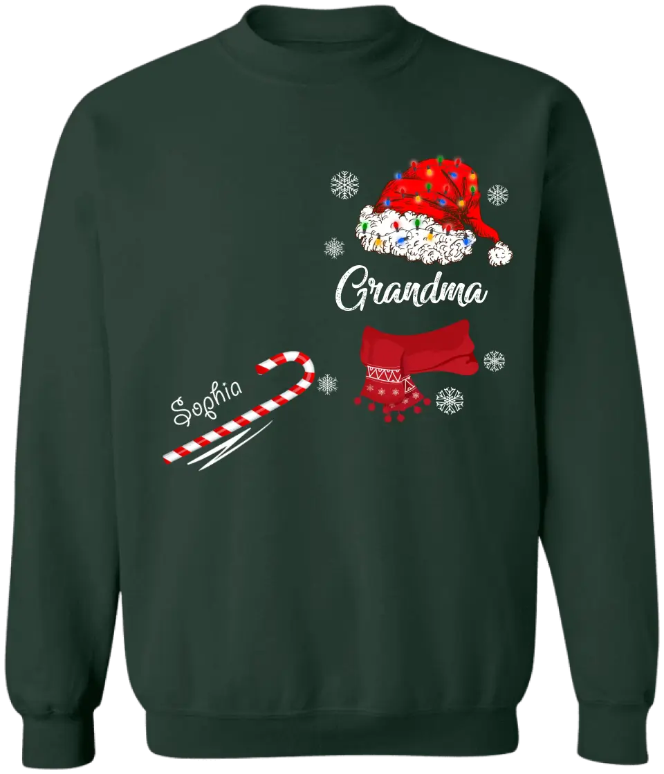 Snowman Candy Christmas - Personalized T-Shirt
