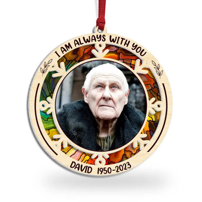 Not A Day Goes By That You Are Not Missed - Personalized Suncatcher Ornament, Memorial Gift