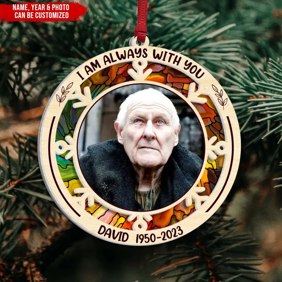 Not A Day Goes By That You Are Not Missed - Personalized Suncatcher Ornament, Memorial Gift