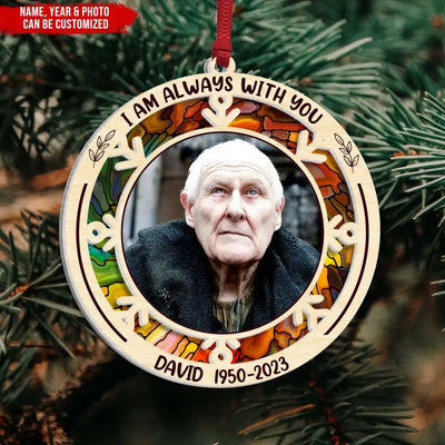 Not A Day Goes By That You Are Not Missed - Personalized Suncatcher Ornament, Memorial Gift